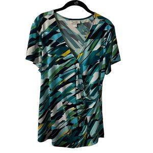 Dressbarn Women Plus Size Top Size 1X